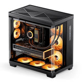 Jonsbo Tk-4 Gehäuse, Midi-Tower, Atx, Tempered Glass - Schwarz