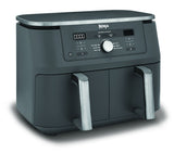 EAN 0622356322676 - Ninja DZ400EU freidora Doble 9,5 L Independiente 2470 W Freidora de aire caliente Gris imagen 4