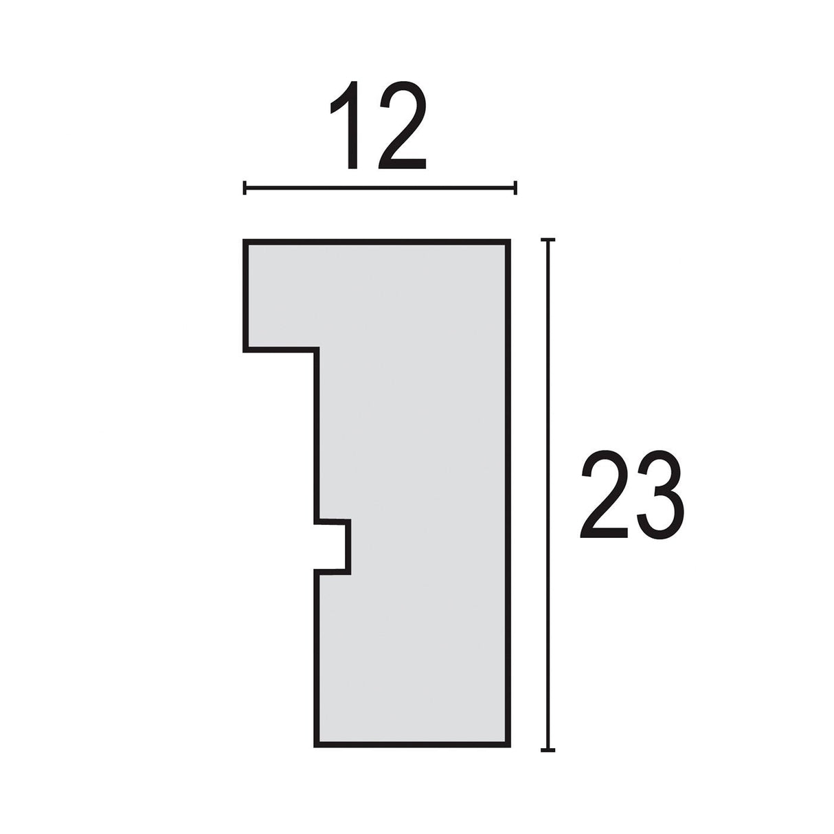 Zep Malmo Black      10x15/15x20 Holz Mit Passepartout     V4568b