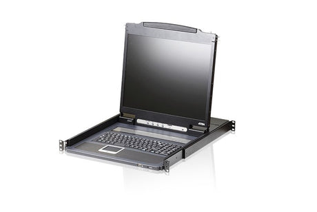 EAN 4710469343704 - ATEN CL3000N consola de rack 48,3 cm (19") 1280 x 1024 Pixeles Aluminio Negro 1U imagen 1