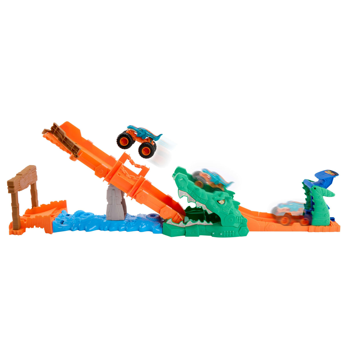 Noquea Al Cocodrilo Hot Wheels Monster Trucks
