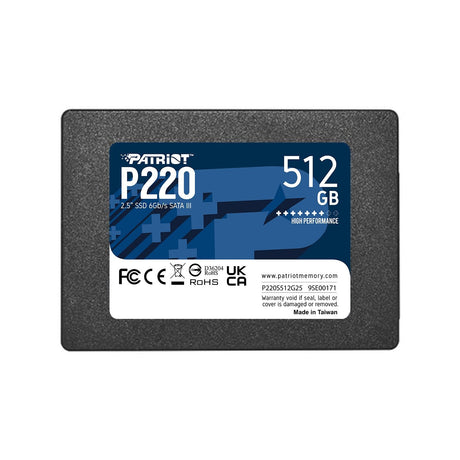 EAN 4711378422351 - Patriot Memory P220 512GB 2.5" Serial ATA III imagen 1