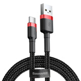 Baseus Catklf-A91 Cable De Teléfono Móvil Negro 0,5 M Usb A Usb C