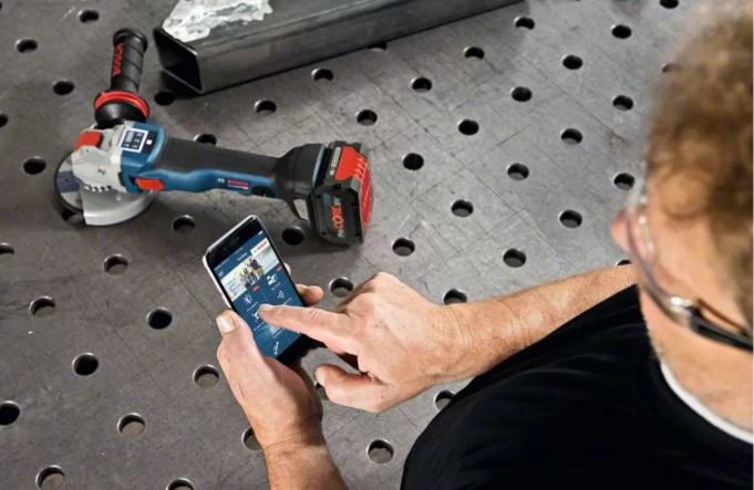 Amoladora Angular A Batería Bosch Gwx 18v -10 Sc