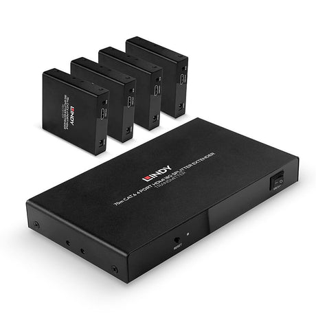 EAN 4002888382625 - Lindy 38262 extensor audio/video Transmisor y receptor de señales AV Negro imagen 1