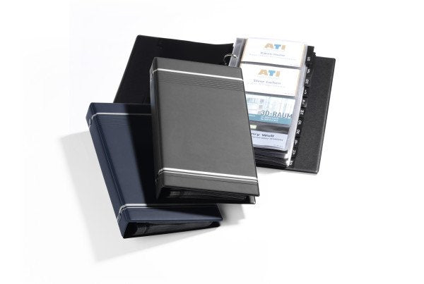 Visitenkartenringbuch Visifix F200 Karten Antracita