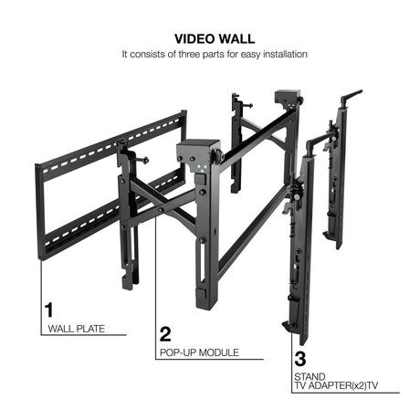 EAN 8433281013056 - TooQ TQVW5470T soporte para pantalla de señalización 177,8 cm (70") imagen 2