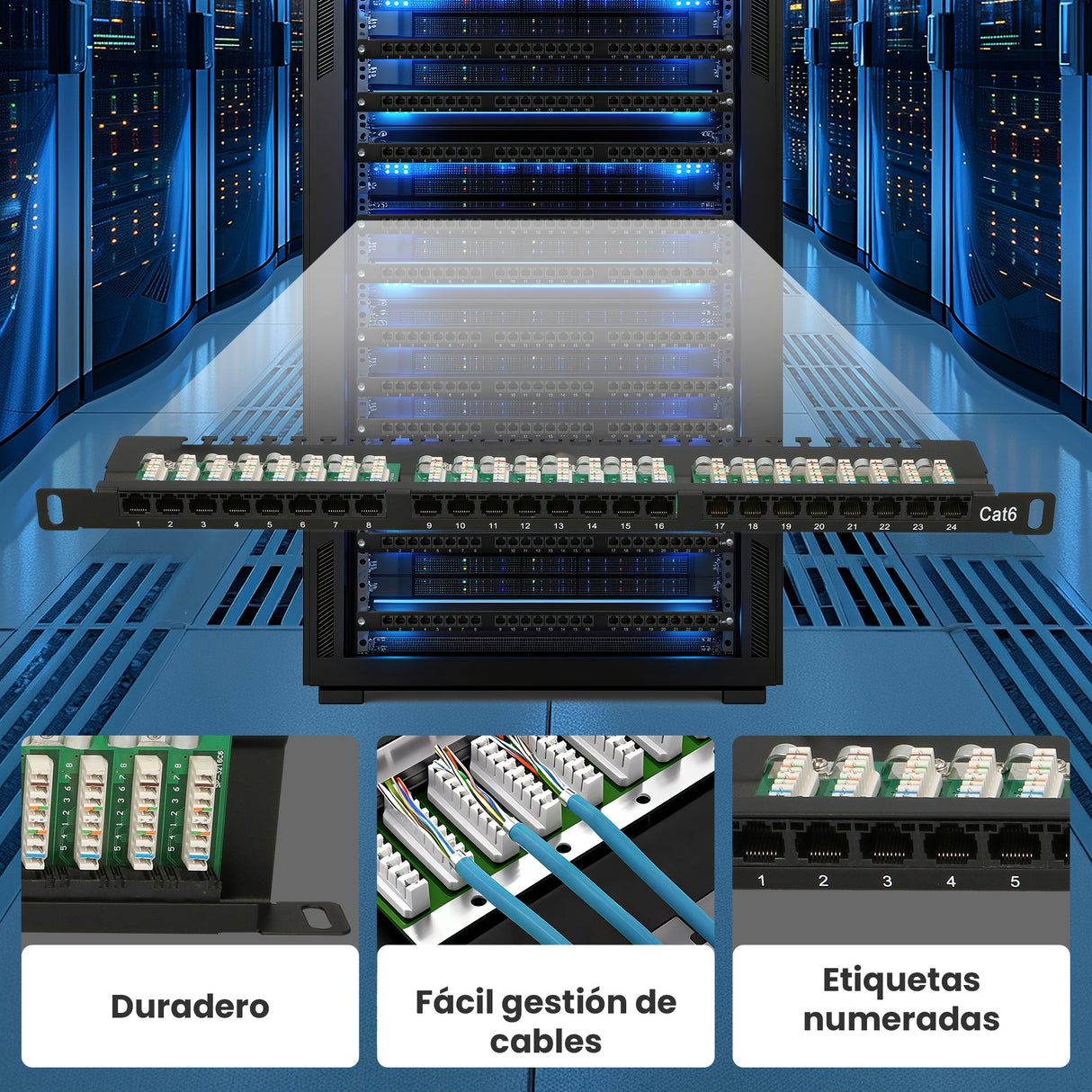EAN 5902560369663 - Extralink EX.9663 panel de parcheo 0.5U imagen 16