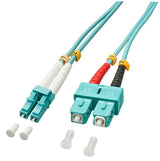 EAN 4002888463959 - Lindy 15m OM3 LC - SC Duplex Cable de fibra óptica e InfiniBand Turquesa imagen 1