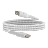 Belkin Geflochtenes Usb-C   Usb-C-Cable 0,15m, Weiss