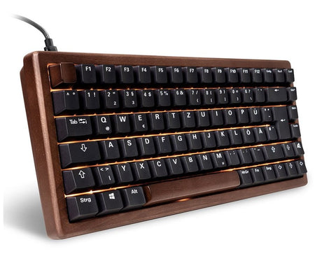 EAN 4044951042708 - Sharkoon 100068081 teclado Hogar USB QWERTZ Alemán Negro, Madera imagen 1