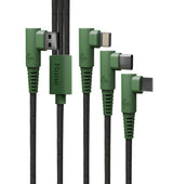 EAN 7798397480491 - Hune AT-ACC-CA-362 cable USB USB 2.0 1,2 m USB A USB C/Micro USB-A/Lightning Verde, Gris, Naranja imagen 1