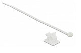 Delock 18877 Presilla Nylon Blanco 10 Pieza(S)