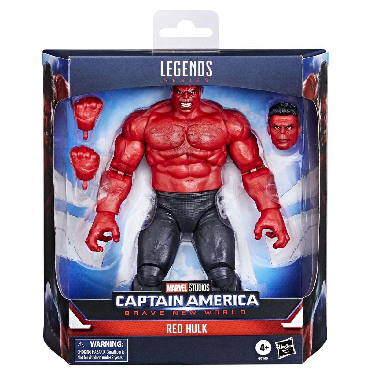 Figura Hasbro Legends Series Captain America Brave New World Red Hulk