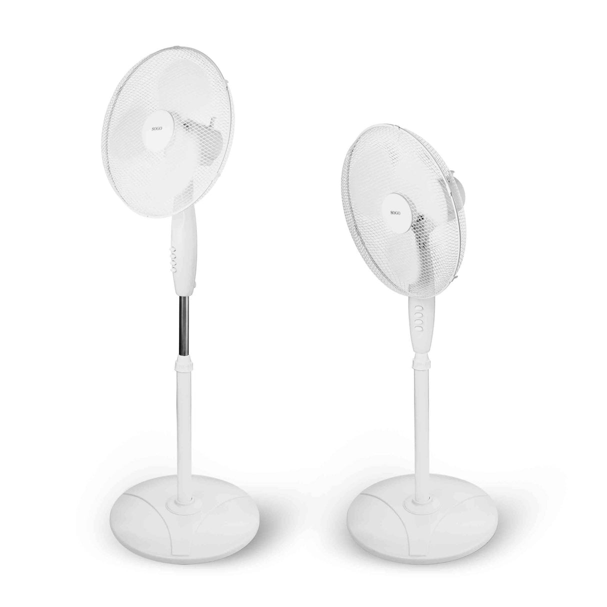 Ventilador De Pie 40cm Sogo Sog-8425490133731 Blanco 40 W