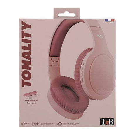 EAN 3303170108413 - T'nB CBTONEPK auricular y casco Auriculares Inalámbrico y alámbrico Diadema USB Tipo C Bluetooth Terracot imagen 6