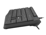 Teclado Natec Nautilus Slim Layout Español Negro
