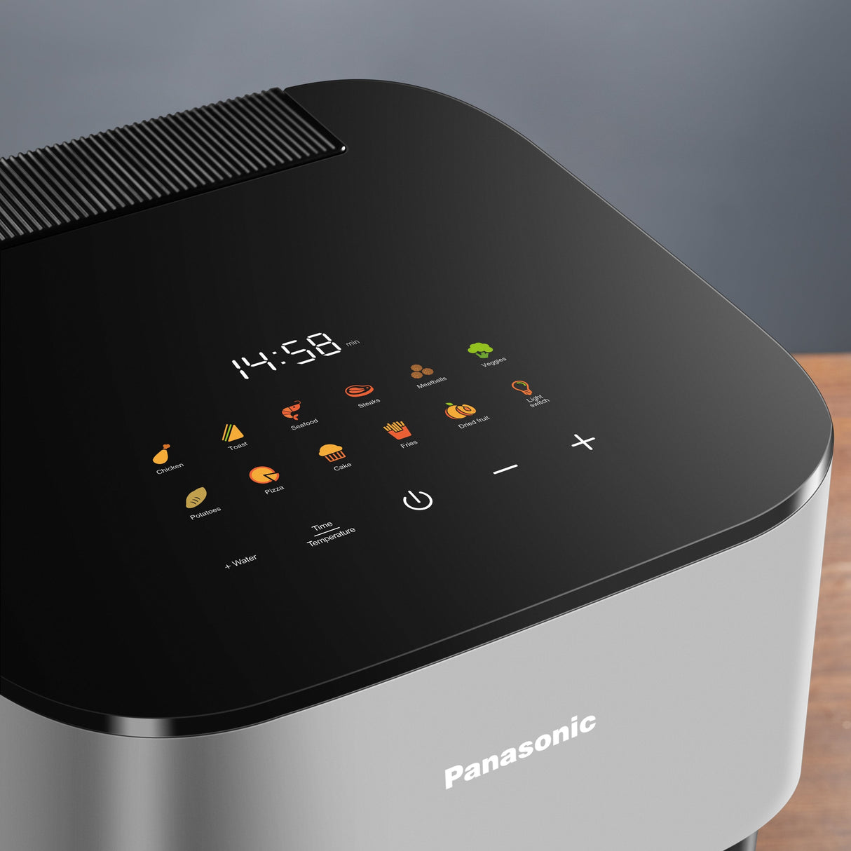 EAN 5025232965830 - Panasonic NF-CC500SXE freidora Sencillo 5 L Independiente 1450 W Freidora de aire caliente Gris imagen 9