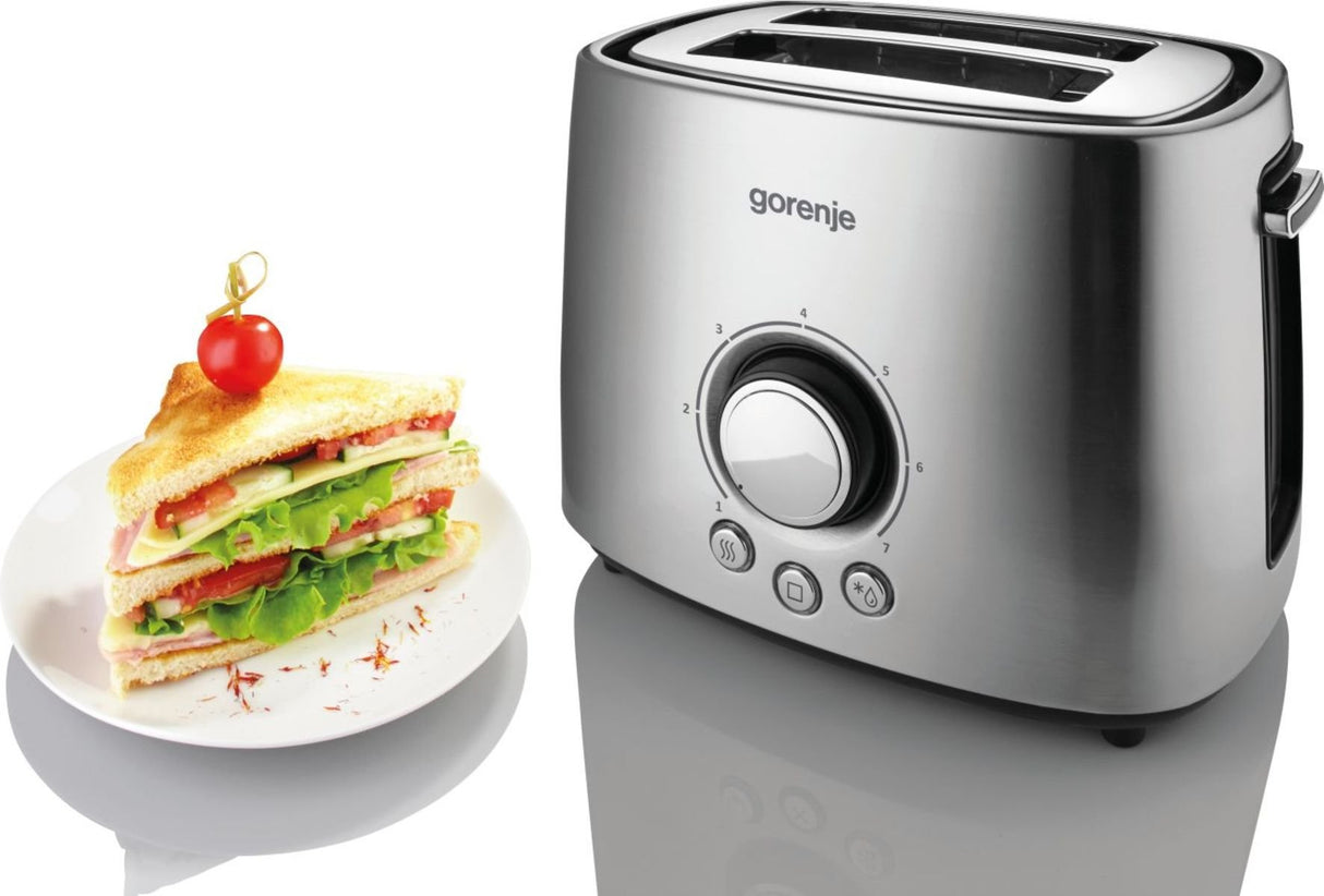 EAN 3838942136108 - Gorenje T1000E 7 2 rebanada(s) 1000 W Acero inoxidable imagen 6