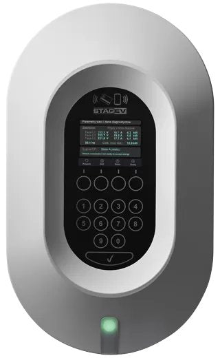 Stag Ev Stag-Ev-Wb-11kw - Cargador De Batería Para Vehículos 230/400 V Ac (L-N / L-L), 3-Phase Grafito, Blanco