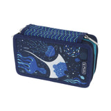 Herlitz Tricase Deep Ocean, Estuche De Estudiante (Azul, 31 Piezas)
