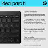 EAN 0196548515813 - HP 350 BLK Compact Multi-Device Keyboard teclado Hogar Negro imagen 10