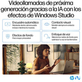 Portátil Hp Omnibook X 14-Fe0000ns Copilot+Pc, Snapdragon X Elite X1e-78-100, 16gb, 1tb Ssd, 14", W11 - Plata