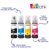Impresora Multifunción Tinta Epson Ecotank Et 2865 Serie 2860 Color Tinta Recargable Negro
