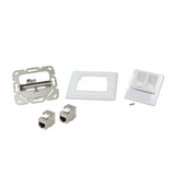 EAN 4052792053142 - LogiLink NK4023 placa de pared y cubierta de interruptor Blanco imagen 4