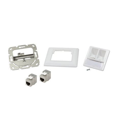 EAN 4052792053142 - LogiLink NK4023 placa de pared y cubierta de interruptor Blanco imagen 4