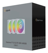 Ocypus Gamma F12 Elite Argb (Blanco, Pack De 3, 120 Mm) Gamma-F12-Wh3am00e-Gl