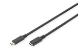 EAN 4016032455301 - Digitus AK-300210-015-S cable USB USB 2.0 1,5 m USB C 0,48 Gbit/s Negro imagen 1