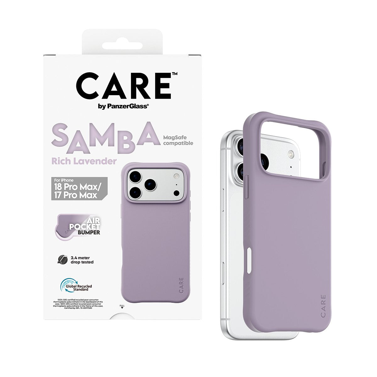 Care By Panzerglass Samba Case Ip17/18 Pro Max Rich Lavender Ms