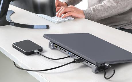 EAN 0766623190398 - Manhattan 190398 base para portátil y replicador de puertos Alámbrico USB 3.2 Gen 1 (3.1 Gen 1) Type-C Gr imagen 7