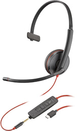 EAN 0197497213805 - Poly Blackwire C3215 Monaural Headset +Carry Case (Bulk) Alámbrico Diadema Oficina/Centro de llamadas USB imagen 1