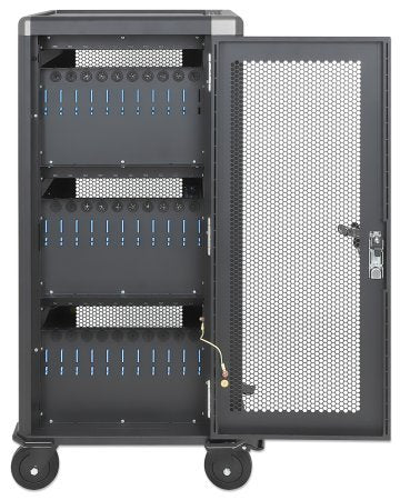 Manhattan 30-Port Usb-C Ladeschrank A Rollen 30w Pro Port