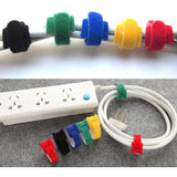 EAN 8051128109528 - Techly 109528 presilla Soporte de sujeción de cables Velcro Multicolor 10 pieza(s) imagen 7