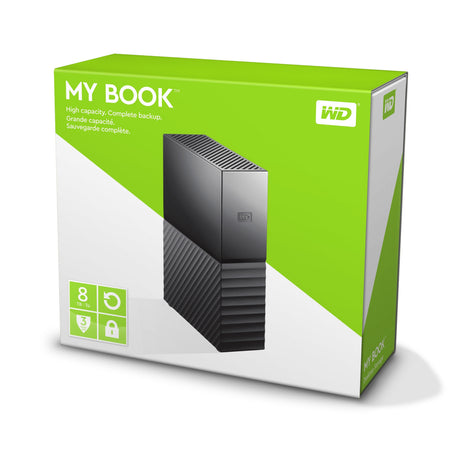 EAN 0718037850696 - Western Digital My Book disco duro externo 8 TB 3.5" Micro-USB B 3.2 Gen 1 (3.1 Gen 1) Negro imagen 10
