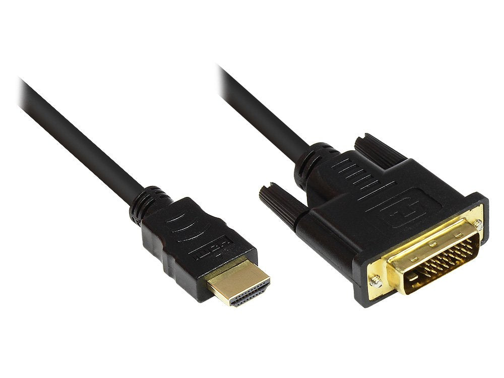 EAN 4014619722754 - Alcasa 1m HDMI/DVI-D Negro imagen 1