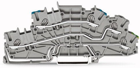 Wago 2003-6646 Installationsetagen- Abrazadera,N L Pe,Push-In Cage Clamp ,Gris