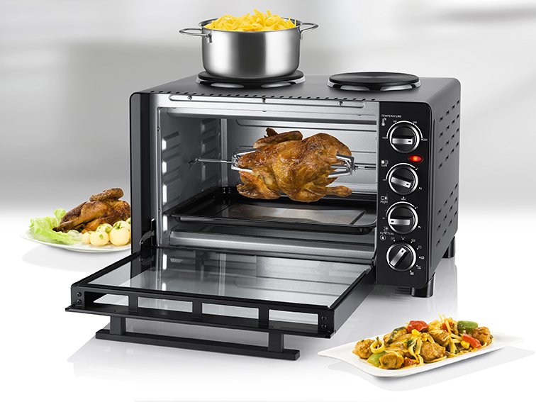 Unold 68885 All In One - Horno Sobremesa Color Negro