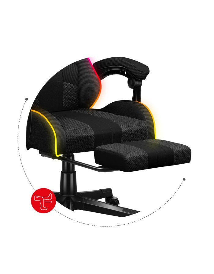 EAN 5903796011388 - Huzaro FORCE 4.7 Silla para videojuegos de PC Asiento (de seguridad) de butaca Negro imagen 12