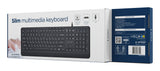 Keyboard Multimedia Usb Cyrill/Black Kb-Mch-05-Cyrl Gembird
