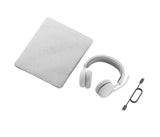 Auriculares Logitech Zone Wireless 2 Inalámbricos Bluetooth Con Cancelación De Ruido Blanco Crudo