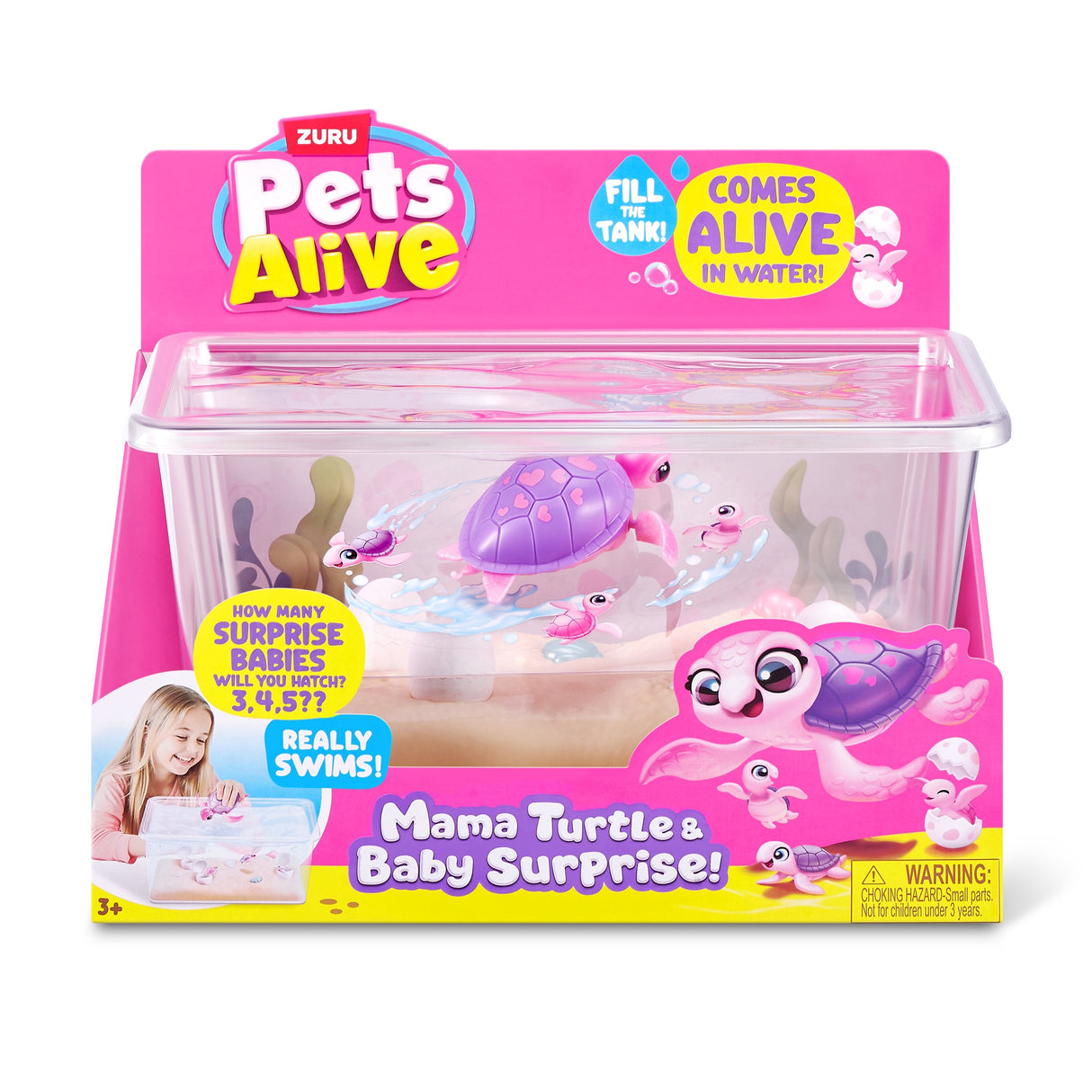 Zuru Pets Alive - Mama Turtle & Baby Surprise, Personaje 4894680041967.0