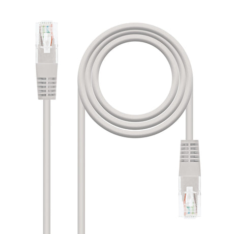 EAN 8433281003521 - Nanocable 10.20.0400 cable de red Gris 0,5 m Cat6e U/UTP (UTP) imagen 1