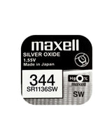 Maxell Pila Oxido Plata (344) Sr1136sw Blister*1 Caja 10 Eu 0% Mercurio