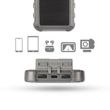 Powerbank Solar 10000mah Xtorm Fs405 Gris Oscuro Y Azul