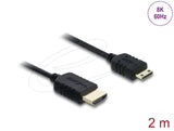 Delock Koaxiales High Speed Cable Hdmi Hdmi Macho A Mini Hdmi Macho 8k 60 H