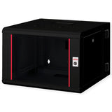 Roline 19-Zoll Wandgehuse Pro 7 He, 600x600 Bxt Zweiteilig Schwenkbar Schwarz